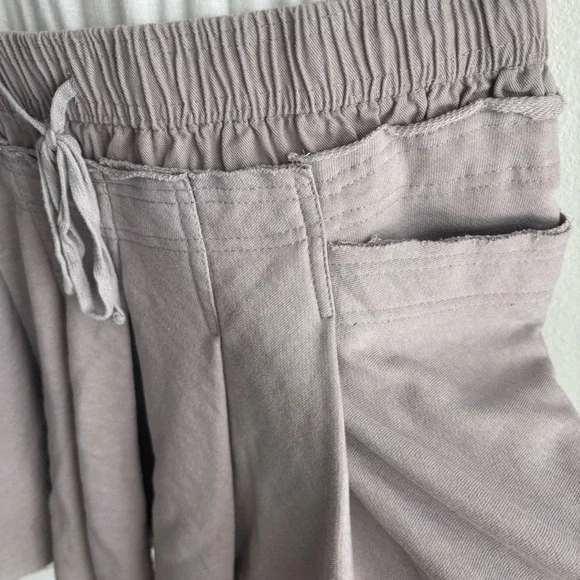 Anthropologie Daily Practice Goal Line Twofer Mini Dress White and Gray Lacey Lg - Picture 11 of 14